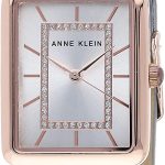 Anne Klein Women's Glitter Accented Croco-Grain Strap Watch, AK/3820